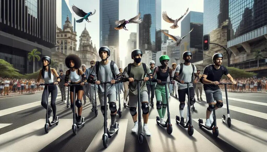 BH realiza testes com patinetes elétricos para a população