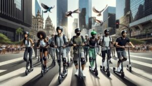 BH realiza testes com patinetes elétricos para a população