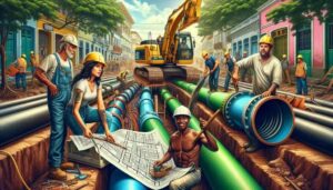 Obras de esgoto em Manaus: cronograma de atividades de 11 a 16 de agosto